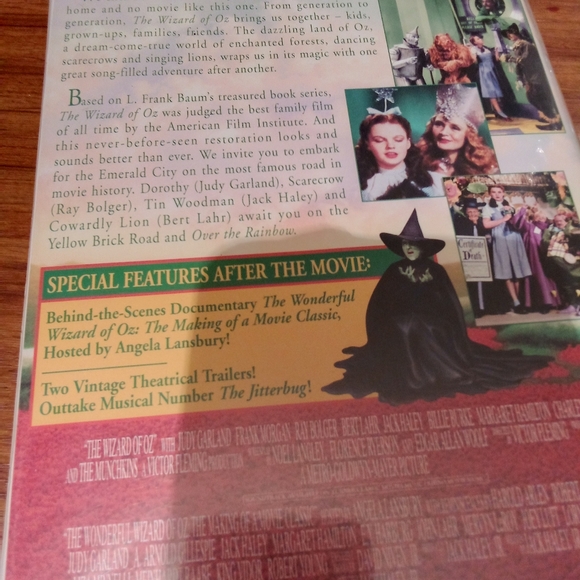 the wizard of oz warner bros family entertainment vhs - Picture 4 of 6